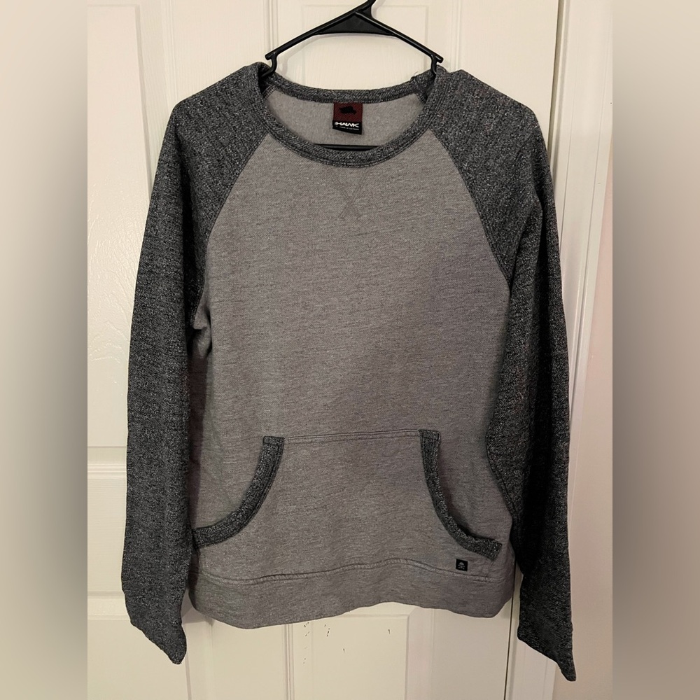 Tony Hawk Men’s Small Gray Raglan Pullover Sweatshirt